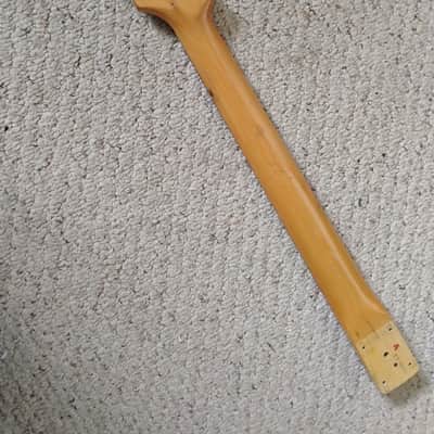 1987 Squier Stratocaster Vintage Japan Neck Original, FujiGen, E7 serial, part for luthier project restoration Nice 1980s 80s image 2