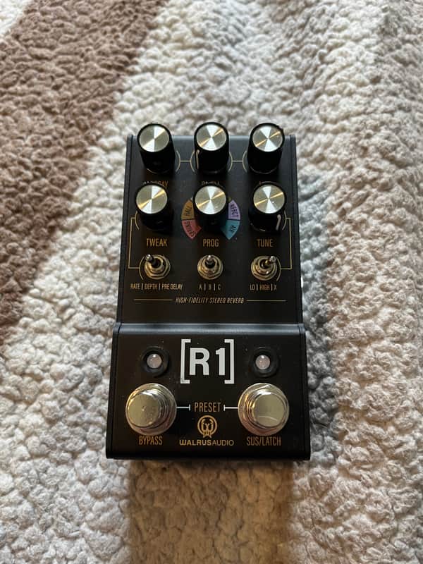 Walrus Audio Mako R1 High-Fidelity Stereo Reverb 2021 - 2024 - Black image 1