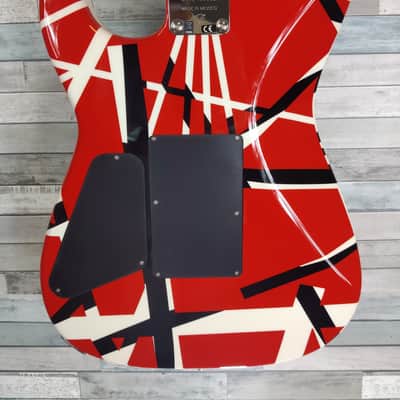 EVH Striped Series Red Black White Electric Guitar image 2