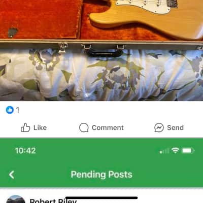 Fender Stratocaster Body 1959 Neck 1969 (prior Owner was Charlie Karp of the Buddy Miles band) - Alder/blonde image 7