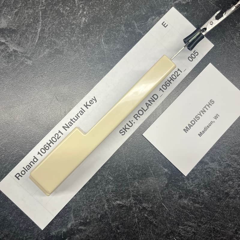 ORIGINAL Roland Replacement E Key (106H021) for Jupiter-4, System-100/700, SH-1/2/3/3A/5/7, RS-505, VP-330, Promars, etc image 1