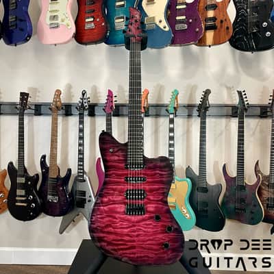 SMP Custom Shop Ichor Electric Guitar w/ Case-Red Quilt image 2