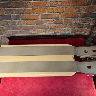 Vintage 1950s National Grand Console Double Neck Lap Steel Guitar White/Black w/ OHSC image 18