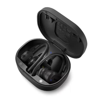 Philips Audio A7306 True Wireless Sports Headphones (Black) image 1