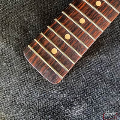 Guitar Mill Jag/Stang-Style Replacement Neck / 2 pc. Maple & Indian Rosewood / 24" Scale Length! / Classic C / Gloss / Closet Clean (#GIN-3898) image 5