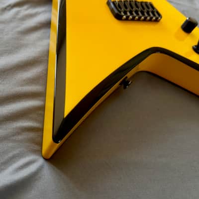Kiesel Ultra V7 7-String Special Edition #001 McLaren Yellow – Factory Documented - Modern Flying V style image 11