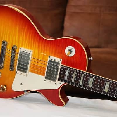 2007 Gibson Custom Shop Les Paul 1958 Reissue Aged Chambered body with OHSC / Video Tour image 1