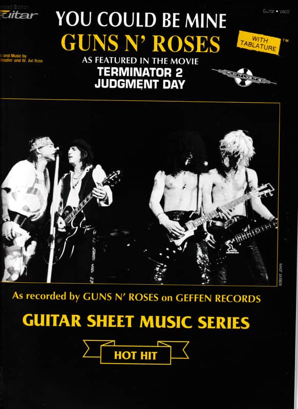 "You Could Be Mine Authorized Guitar Edition by Guns N' Roses. 1991 image 1