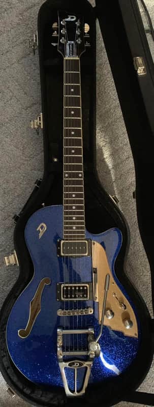 Duesenberg Starplayer TV Custom - Blue Sparkle