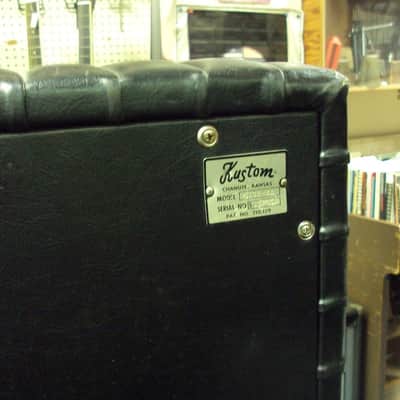 ONE PAIR KUSTOM VINTAGE 302 PA SPEAKER CABINETS TUCK AND ROLL! image 7