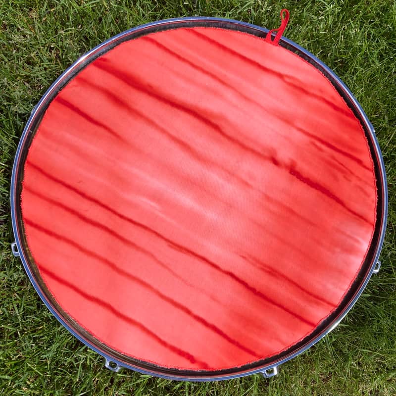 16" single layer Drum Bunny cloth drum cover - dampener - partial mute - compare to Drum Tortillas - Quesadilla - Big Fat Snare image 1