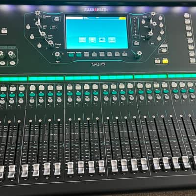 Allen & Heath SQ-6 48 Ch/36 Bus Digital Mixer w/ Road Case, Cover + iPad Holder image 1