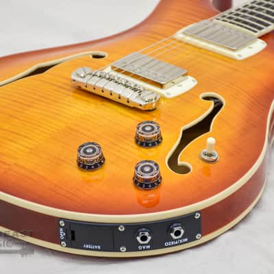 PRS SE HollowBody II Piezo Vintage Sunburst (s/n: 3050) image 8