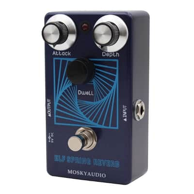 Mosky ELF Spring Reverb Vintage Voiced Reverb Guitar Pedal Attack Depth Dwell image 3