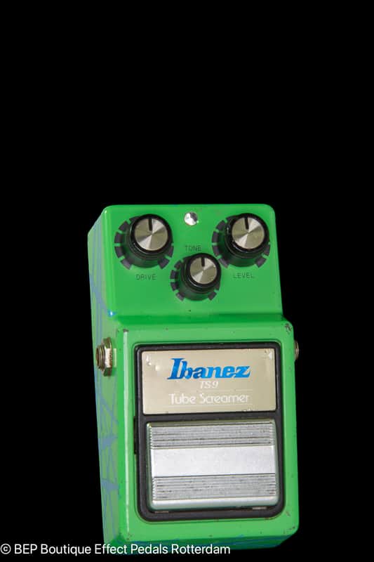 Ibanez TS-9 Tube Screamer 1982 Japan s/n 179100 Black Label with Texas Instruments RC4558P op amp, The Edge U2 image 1