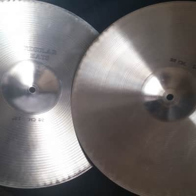 Sabian EARLY VINTAGE 15" PRE- AA Regular HI HAT CYMBALS  RARE ORIGINAL BAG NEAR MINT image 11