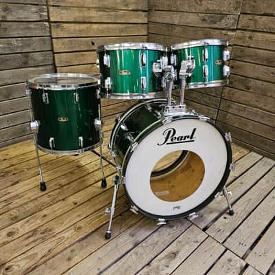 Drum Kit Pearl Vintage Early 1970s President, Emerald Green USED! RKEMH220726 image 3