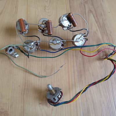 Vintage 1963 Kay Speed Demon Guitar Wiring Harness! CTS Pots, Rotary Switch, Jack, Caps! image 5