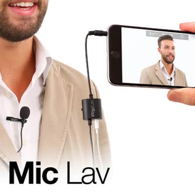 IK Multimedia iRig Mic Lav Lavalier Microphone for Smartphones and Tablets with Foam Pop Shield image 3