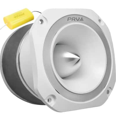 PRV TW700Ti WHITE Titanium 4" Super Bullet Tweeter 8-Ohm 240 Watts 3500 to 20kHZ image 1