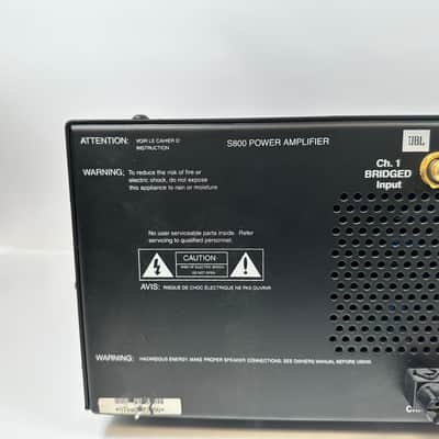 JBL Synthesis S800 - 2-Channel Power Amplifier - US Made image 6