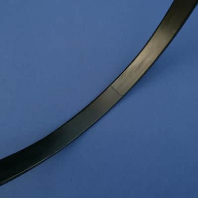 Sonor Teardrop Bass Drum Hoop 20" Black and Gold Stripe Vintage image 7