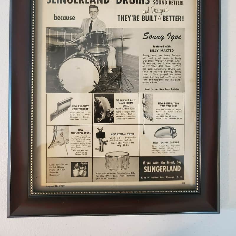 1957 Slingerland Sonny Igoe Bw