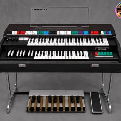 GEM Imperial Duo ✅ Rare Vintage Italian Dual-Manual Combo Organ ✅ Iconic 70s Transistor Warmth & Percussive Versatility ✅ Fully Checked & Cleaned ✅ Striking Wood-Grain Aesthetic ✅ Worldwide Shipping image 5