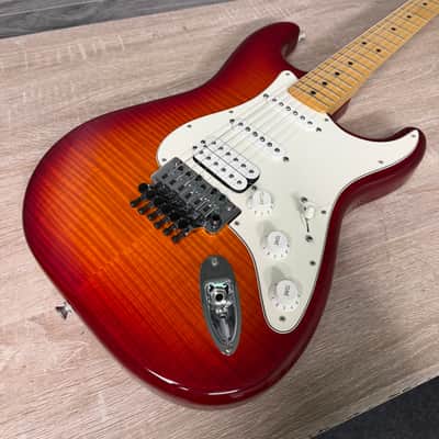 Fender Standard Stratocaster HSS Plus Top w/ Floyd Rose Cherry Guitar #2954 image 18