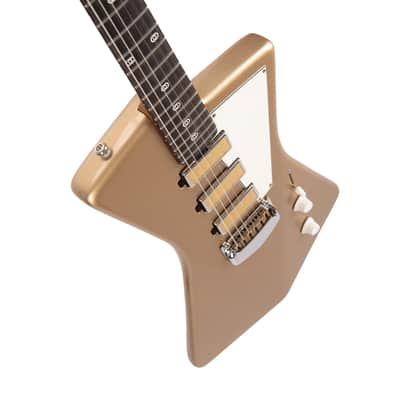 2022 Ernie Ball Music Man St. Vincent Goldie Cashmere, H0XXXX image 11
