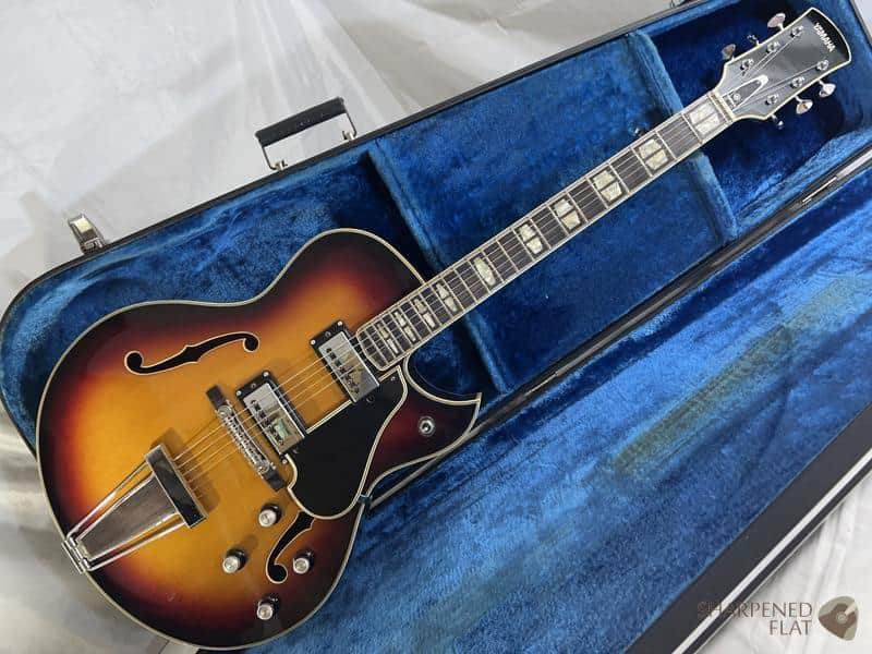 1968 Yamaha AE-11 Sunburst with Original Hardshell Case | Reverb
