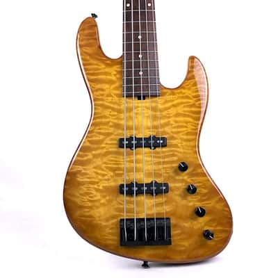 Sadowsky NYC Vintage 5-21 Standard J-Bass 2019 Quilted Maple/Brazilian Rosewood image 1