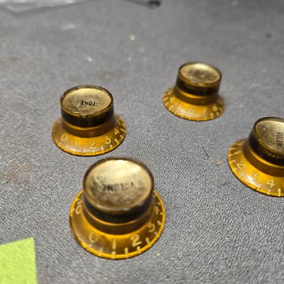 Gibson Reflector Knobs 1960's - Gold image 4