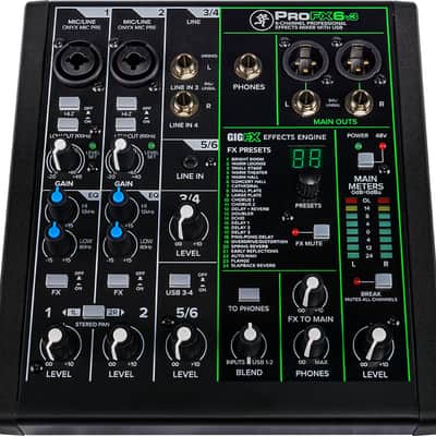 Mackie ProFX6v3 6-Channel Professional Effects Mixer with USB & FREE Pro Tools image 3