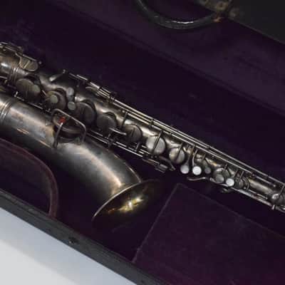 C.G. Conn C Melody Silver Plated Alto Saxophone 1922 image 2