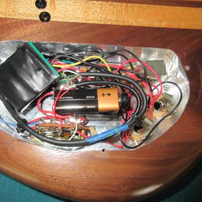 Troy Post modeled after Jerry Garcia's Wolf guitar 2015 natural clear Lacquer image 10