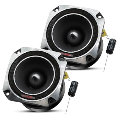 5 Core Tweeters Speakers Car Audio Pair 600W Combined Peak 4 Ohm 3.5 Inch Aluminum Super Bullet Tuiters Para Sonido Para Carro - TW BLT 150 CH PAIR-TW BLT 150 CH PAIR image 1