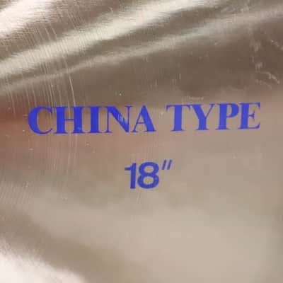 Paiste 18" Formula 602 China Type Cymbal Vintage 1980's image 6