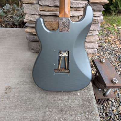 Mario Martin S Style Guitar- Metallic Charcoal Frost image 5