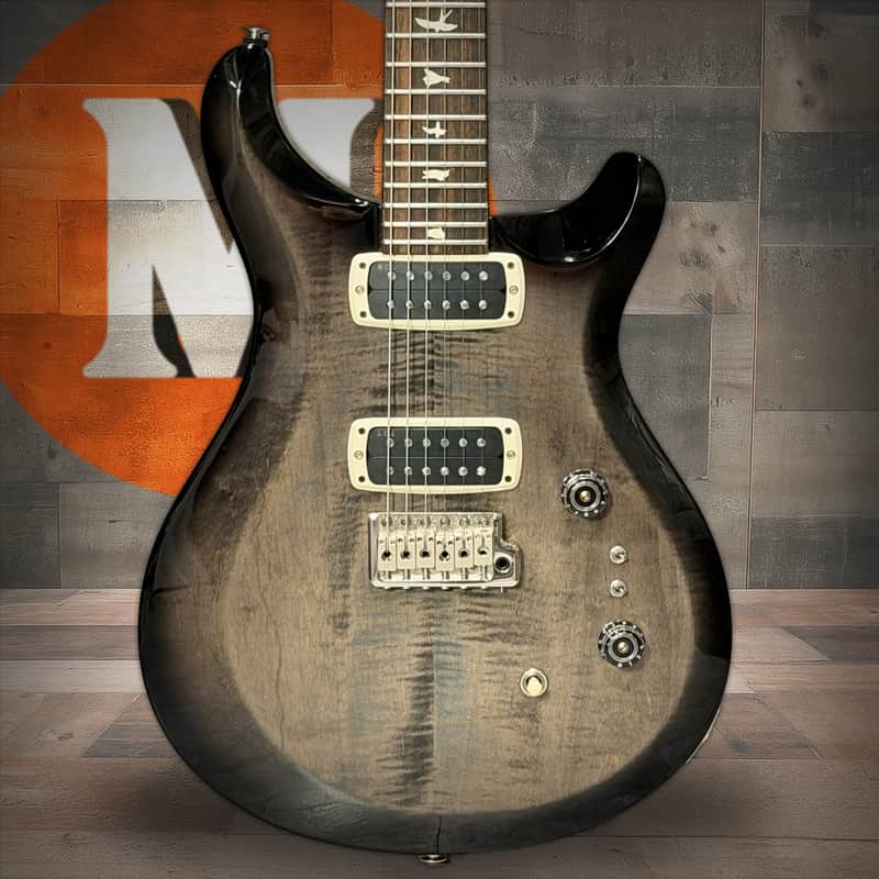 PRS S2 Custom 24 08 Electric Guitar - Faded Gray Black Burst - Used