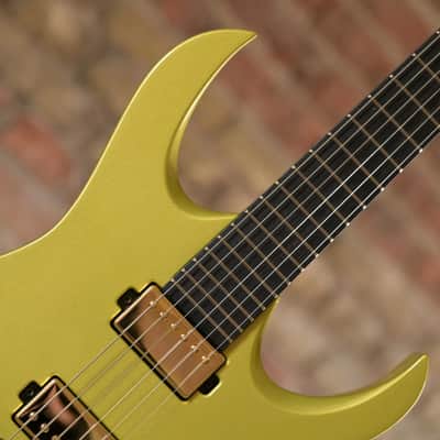 Mayones Duvell Elite 6, V24 - Custom Gloss Gold Metallic image 8
