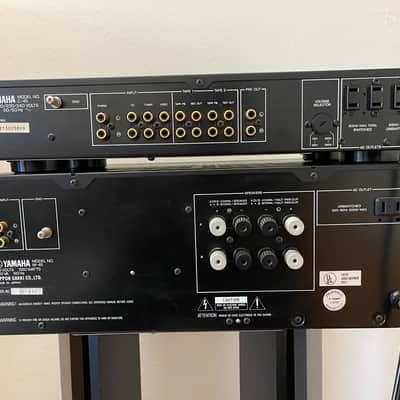 Yamaha C45 Preamplifier with M45 Power Amplifier image 8