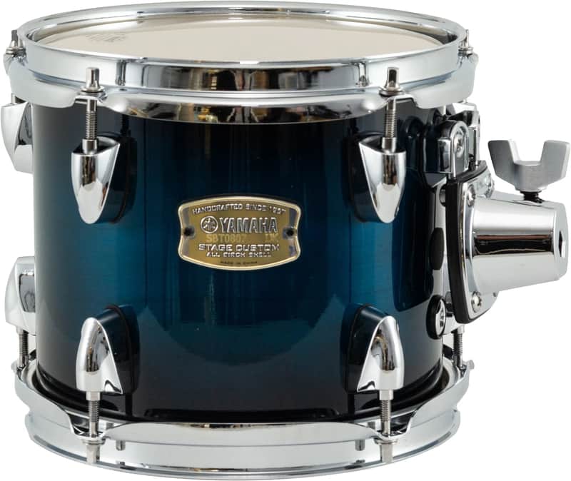 Yamaha Stage Custom Birch 8x7" Tom - Deep Blue Sunburst image 1