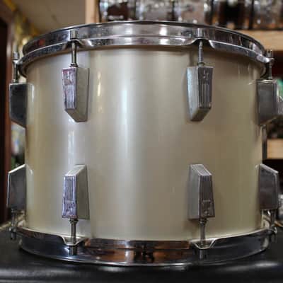 1970s Sonor Phonic Outfit in Metallic Silver 16x22 9x13 10x14 16x16 image 25
