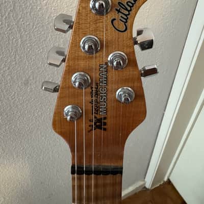 Ernie Ball Music Man Cutlass RS HSS 2019 - Vintage Sunburst, Flamed maple neck and fretboard image 5