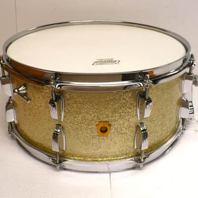 Ludwig Model 902PC 6 1/2" x 14" Symphonic Snare Drum / Sparkling Silver Pearl 1967 image 1
