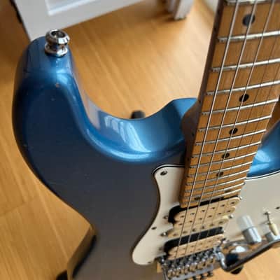 Jackson/Charvel Masterbuilt SoCal HSH FR Lake Placid Blue - Lake Placid Blue image 5