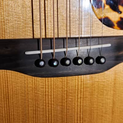 USA Crowder Acoustic Dreadnought- RECENT FRET JOB-Intonated-Stunning Guitar image 9