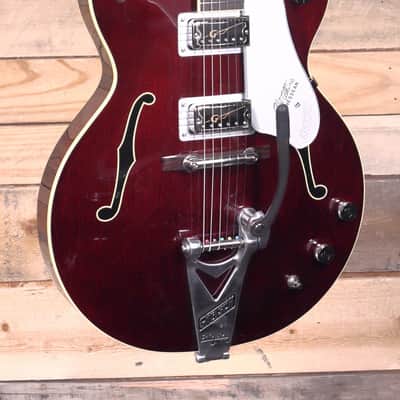 Gretsch G6119T-62 Vintage Select Edition '62 Tennessean Hollowbody Guitar Deep Cherry Stain w/ Bigsby & Case image 2