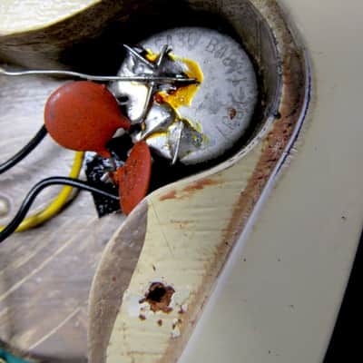 Gibson Thunderbird II Bass 1964 - the mintest 100% original Polaris White Reverse Thunderbird II Bass on Earth ! image 18